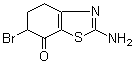 2-Amino-6-bromo-7-oxo-4,5,6,7-tetrahydrobenzothiazole molecular structure (CAS 1001648-73-2)
