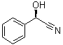 structure of CAS# 10020-96-9, (alphaR)-alpha-Hydroxybenzeneacetonitrile;(R)-(+)-Mandelonitrile; (R)-2-Hydroxy-2-phenylacetonitrile; (R)-Hydroxy(phenyl)acetonitrile; (R)-Mandelonitrile; (R)-alpha-Cyanobenzyl alcohol; (R)-alpha-Hydroxybenzeneacetonitrile