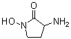structure of CAS# 1003-51-6, 3-Amino-1-hydroxy-2-pyrrolidone;DL-1-Hydroxy-3-amino-2-pyrrolidinone; HA 966