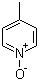 structure of CAS# 1003-67-4, 4-Picoline-N-oxide;4-Methylpyridine 1-oxide