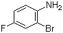 2-Bromo-4-fluoroaniline molecular structure (CAS 1003-98-1)
