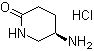(R)-5-Aminopiperidin-2-one hydrochloride molecular structure (CAS 1003021-01-9)