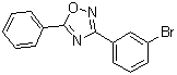 3-(3-Bromophenyl)-5-phenyl-1,2,4-oxadiazole molecular structure (CAS 1003221-10-0)