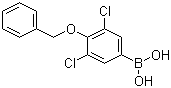 4-Benzyloxy-3,5-dichlorophenylboronic acid molecular structure (CAS 1003298-85-8)