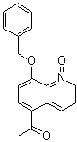 5-乙酰基-8-(苄氧基)喹啉 N-氧化物分子结构 (CAS 100331-93-9)