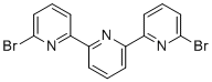 structure of CAS# 100366-66-3, 6,6''-Dibromo-2,2':6',2''-terpyridine;2,6-bis(6-bromopyridin-2-yl)pyridine
