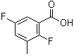 2,5-Difluoro-3-methylbenzoic acid molecular structure (CAS 1003710-01-7)