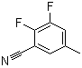 2,3-Difluoro-5-methylbenzonitrile molecular structure (CAS 1003712-18-2)