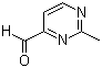 结构式 CAS# 1004-17-7, 2-甲基-4-嘧啶甲醛