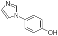 4-(咪唑-1-基)苯酚分子结构 (CAS 10041-02-8)