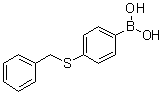 结构式 CAS# 1005207-32-8, [4-(苄硫基)苯基]硼酸