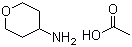 4-Aminotetrahydro-2H-pyran acetate molecular structure (CAS 1005498-91-8)