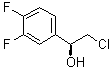 (alphaS)-alpha-(Chloromethyl)-3,4-difluorobenzenemethanol molecular structure (CAS 1006376-60-8)