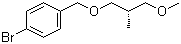 1-Bromo-4-[[(2S)-3-methoxy-2-methylpropoxy]methyl]benzene molecular structure (CAS 1006865-32-2)
