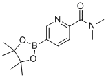 N,N-dimethyl-5-(4,4,5,5-tetramethyl-1,3,2-dioxaborolan-2-yl)picolinamide molecular structure (CAS 1006876-27-2)