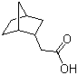 structure of CAS# 1007-01-8, Bicyclo[2.2.1]heptane-2-acetic acid;2-(Bicyclo[2.2.1]hept-2-yl)acetic acid; 2-Norbornylacetic acid; Bicyclo[2.2.1]hept-2-ylacetic acid