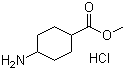 structure of CAS# 100707-54-8, 4-Aminocyclohexanecarboxylic acid methyl ester hydrochloride;Methyl 4-aminocyclohexylcarboxylate hydrochloride