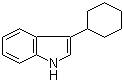 结构式 CAS# 100717-32-6, 3-环己基-1H-吲哚
