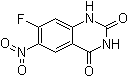 7-Fluoro-6-nitro-2,4(1H,3H)-quinazolinedione molecular structure (CAS 1007308-74-8)