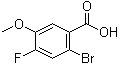 2-Bromo-4-fluoro-5-methoxybenzoic acid molecular structure (CAS 1007455-21-1)