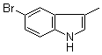 结构式 CAS# 10075-48-6, 3-甲基-5-溴吲哚