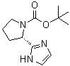 tert-Butyl (S)-2-(1H-imidazol-2-yl)pyrrolidine-1-carboxylate molecular structure (CAS 1007882-58-7)
