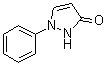 1,2-二氢-1-苯基-3H-吡唑-3-酮分子结构 (CAS 1008-79-3)