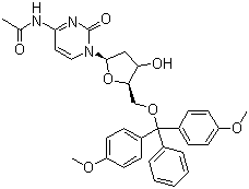 N-Acetyl-5'-O-(4,4'-dimethoxytrityl)-2'-deoxycytidine molecular structure (CAS 100898-63-3)