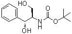 structure of CAS# 1009093-14-4, ((1R,2R)-2-Hydroxy-1-hydroxymethyl-2-phenylethyl)carbamic acid tert-butyl ester