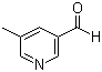 5-甲基吡啶-3-甲醛分子结构 (CAS 100910-66-5)
