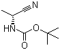 结构式 CAS# 100927-09-1, (R)-1-氰基乙基氨基甲酸叔丁酯
