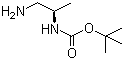 结构式 CAS# 100927-10-4, N-[(1R)-2-氨基-1-甲基乙基]氨基甲酸叔丁酯