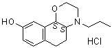 trans-3,4,4a,5,6,10b-Hexahydro-4-propyl-2H-naphth[1,2-b]-1,4-oxazin-9-ol hydrochloride molecular structure (CAS 100935-99-7)