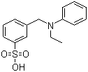 结构式 CAS# 101-11-1, N-乙基-N-(3'-磺酸苄基)苯胺