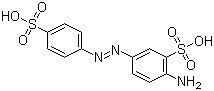 2-氨基-5-[(4-磺基苯基)偶氮]苯磺酸分子结构 (CAS 101-50-8)