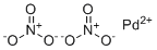 硝酸钯分子结构 (CAS 10102-05-3)