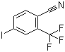 4-Iodo-2-(trifluoromethyl)benzonitrile molecular structure (CAS 101066-87-9)