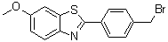 2-[4-(Bromomethyl)phenyl]-6-methoxybenzothiazole molecular structure (CAS 101078-75-5)