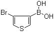 3-溴噻吩-4-硼酸分子结构 (CAS 101084-76-8)