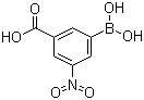 结构式 CAS# 101084-81-5, 3-羧基-5-硝基苯硼酸; 5-硝基-3-羧基苯硼酸