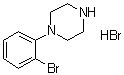 1-(2-溴苯基)哌嗪氢溴酸盐分子结构 (CAS 1011-14-9)