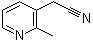 2-Methyl-3-pyridineacetonitrile molecular structure (CAS 101166-73-8)