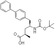 (2R,4S)-5-(Biphenyl-4-yl)-4-[(tert-butoxycarbonyl)amino]-2-methylpentanoic acid molecular structure (CAS 1012341-50-2)