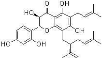 Kushenol M molecular structure (CAS 101236-51-5)