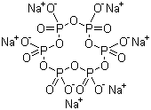 Sodium metaphosphate molecular structure (CAS 10124-56-8)
