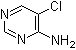 结构式 CAS# 101257-82-3, 5-氯-4-嘧啶胺