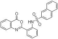 N-[2-(4-Oxo-4H-3,1-benzoxazin-2-yl)phenyl]-2-naphthalenesulfonamide molecular structure (CAS 10128-55-9)