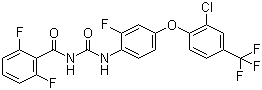 Flufenoxuron molecular structure (CAS 101463-69-8)