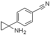 4-(1-Aminocyclopropyl)benzonitrile molecular structure (CAS 1014645-75-0)