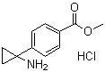4-(1-Aminocyclopropyl)benzoic acid methyl ester hydrochloride molecular structure (CAS 1014645-87-4)